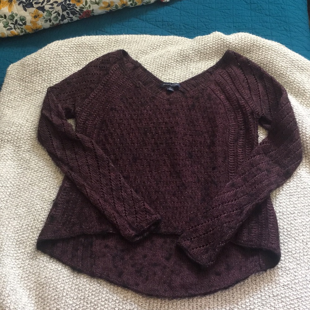 American Eagle Outfitters sweater, burgundy